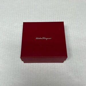 Salvatore Ferragamo small Red empty packaging dust Box